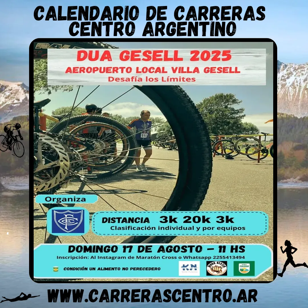 Flyer de Dua Gesell 2025