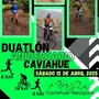 Flyer de Duatlón Aniversario Caviahue 2025