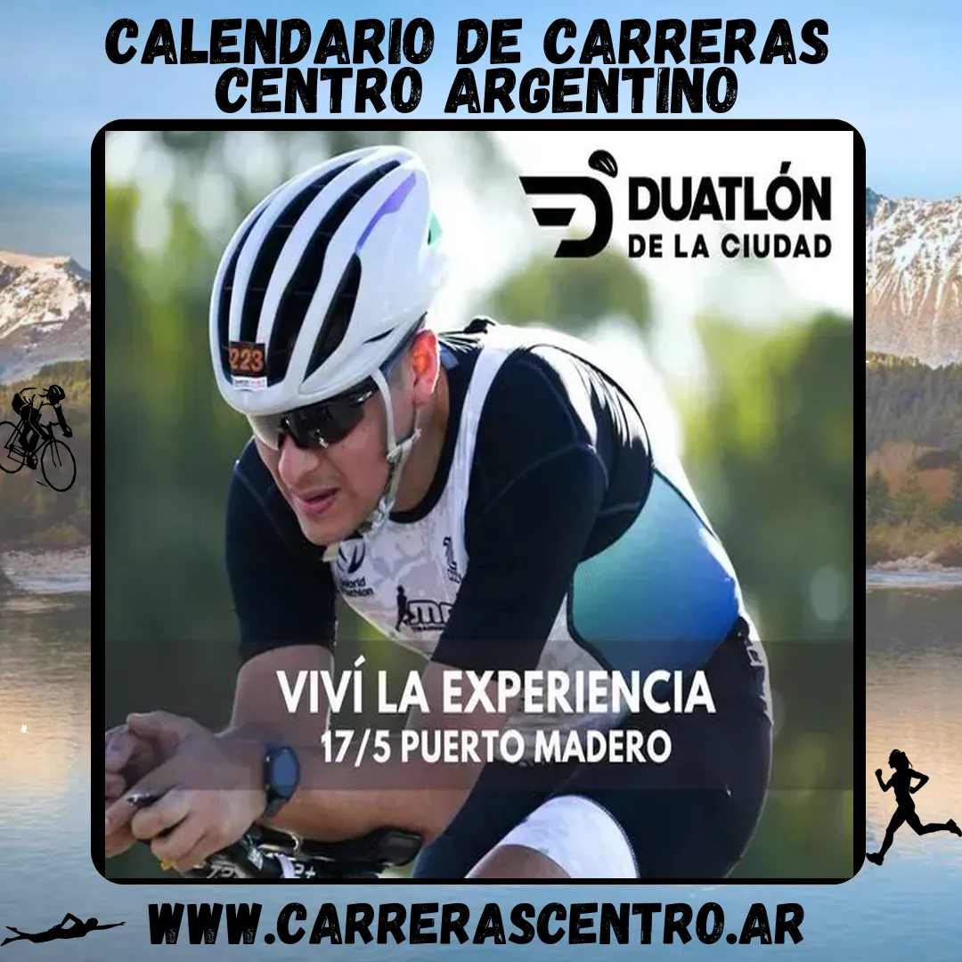 Flyer de Duatlón Buenos Aires 2026