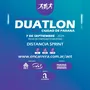 Flyer de Duatlón Ciudad de Paraná 2024