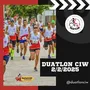 Flyer de Duatlón CIW 2025