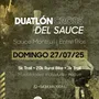 Flyer de Duatlón Cross del Sauce 2025