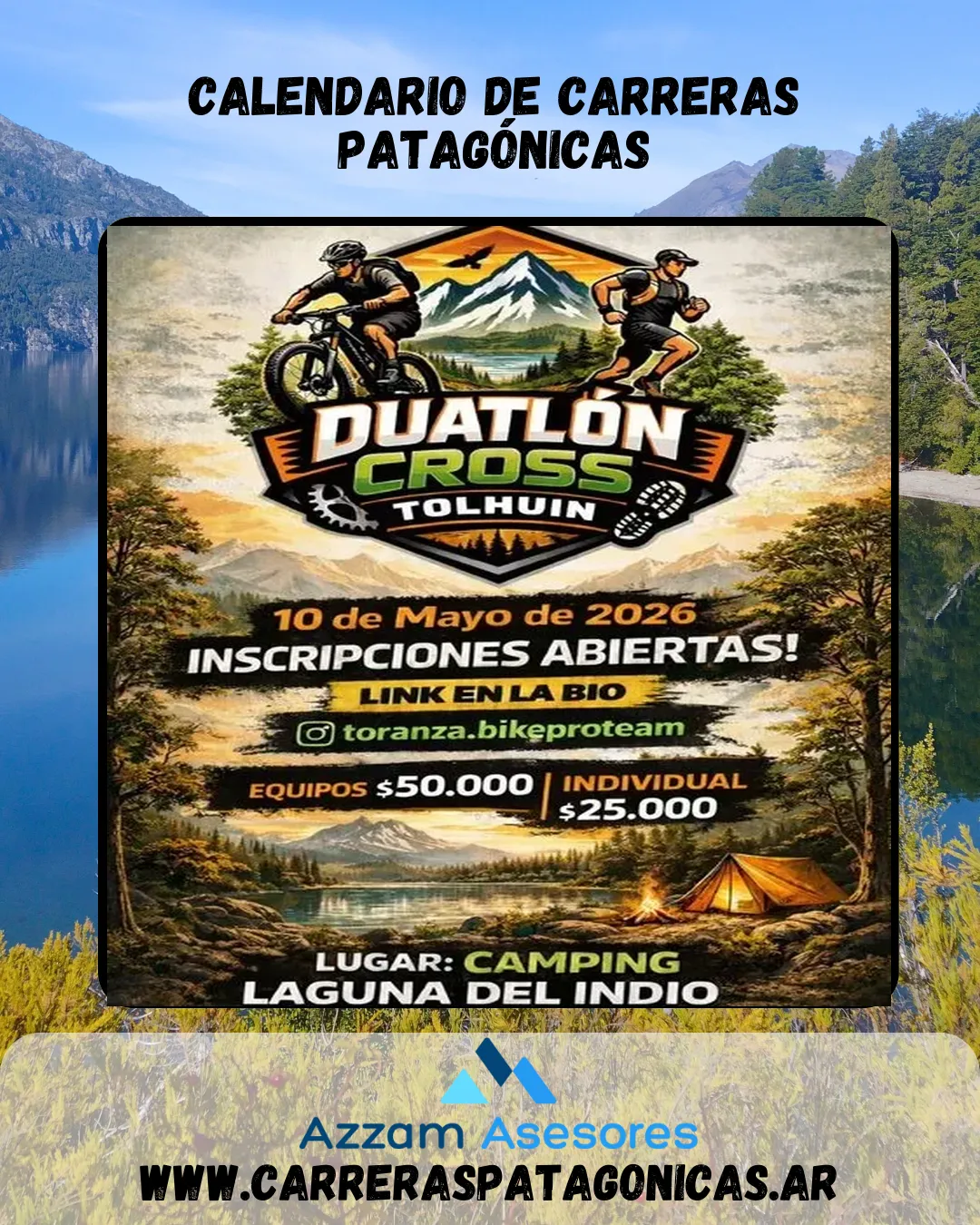 Flyer de Duatlón Cross Tolhuin 2026