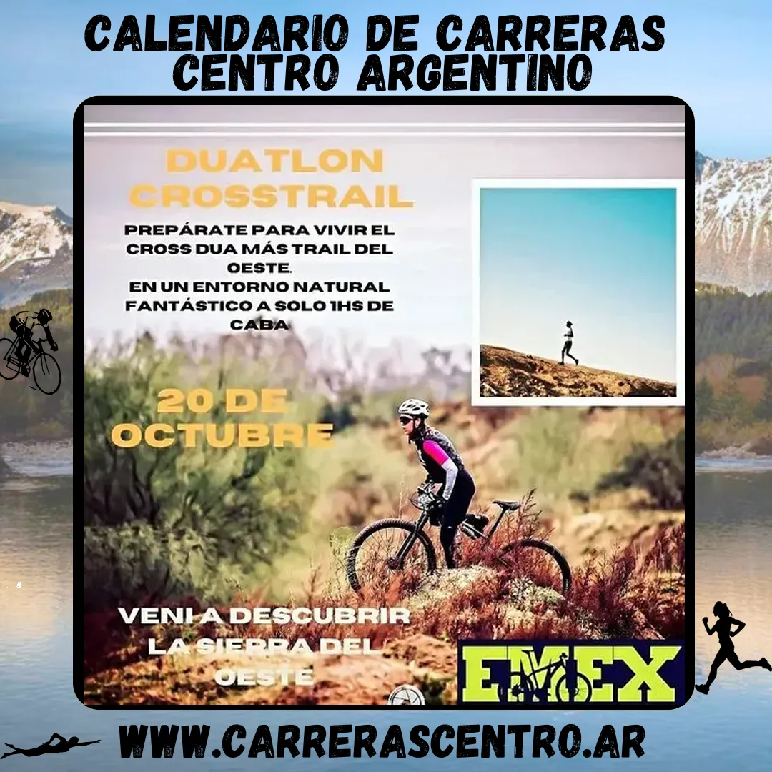 Flyer de Duatlón Cross Trail EMEX 2024