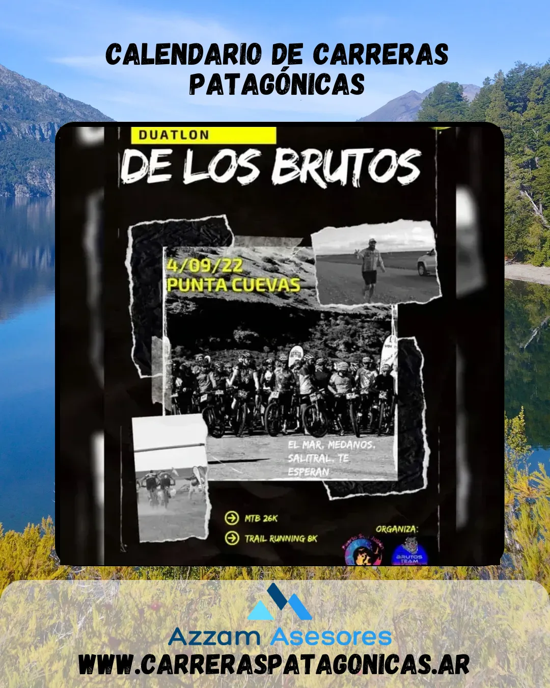 Flyer de DUATLÓN DE LOS BRUTOS 2022