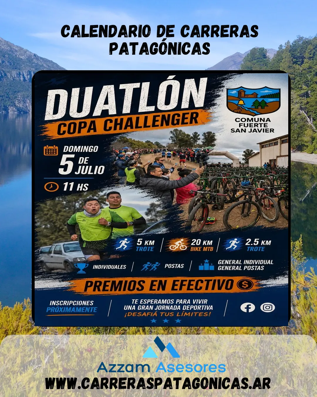 Flyer de Duatlón Fuerte San Javier 2026