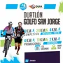 Flyer de DUATLÓN GOLFO SAN JORGE 2024