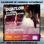 Flyer de Duatlón Plottier 2023