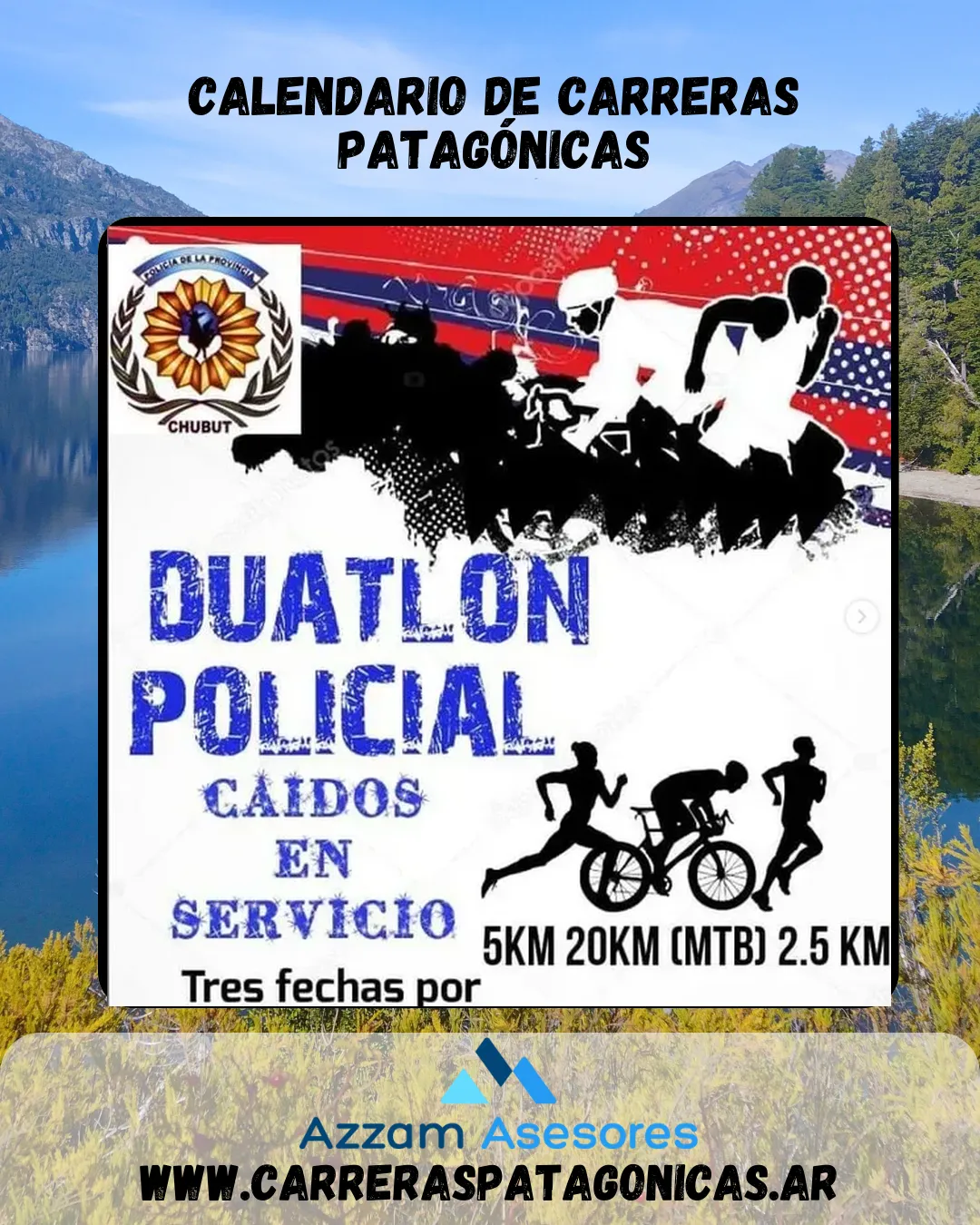 Flyer de DUATLÓN POLICIAL – CAIDOS EN SERVICIO 2° FECHA 2022