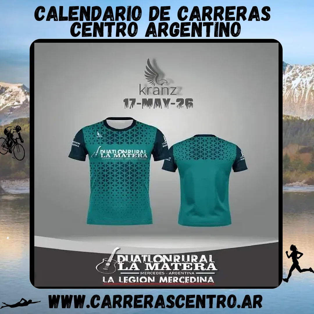 Flyer de Duatlón Rural La Matera 2026