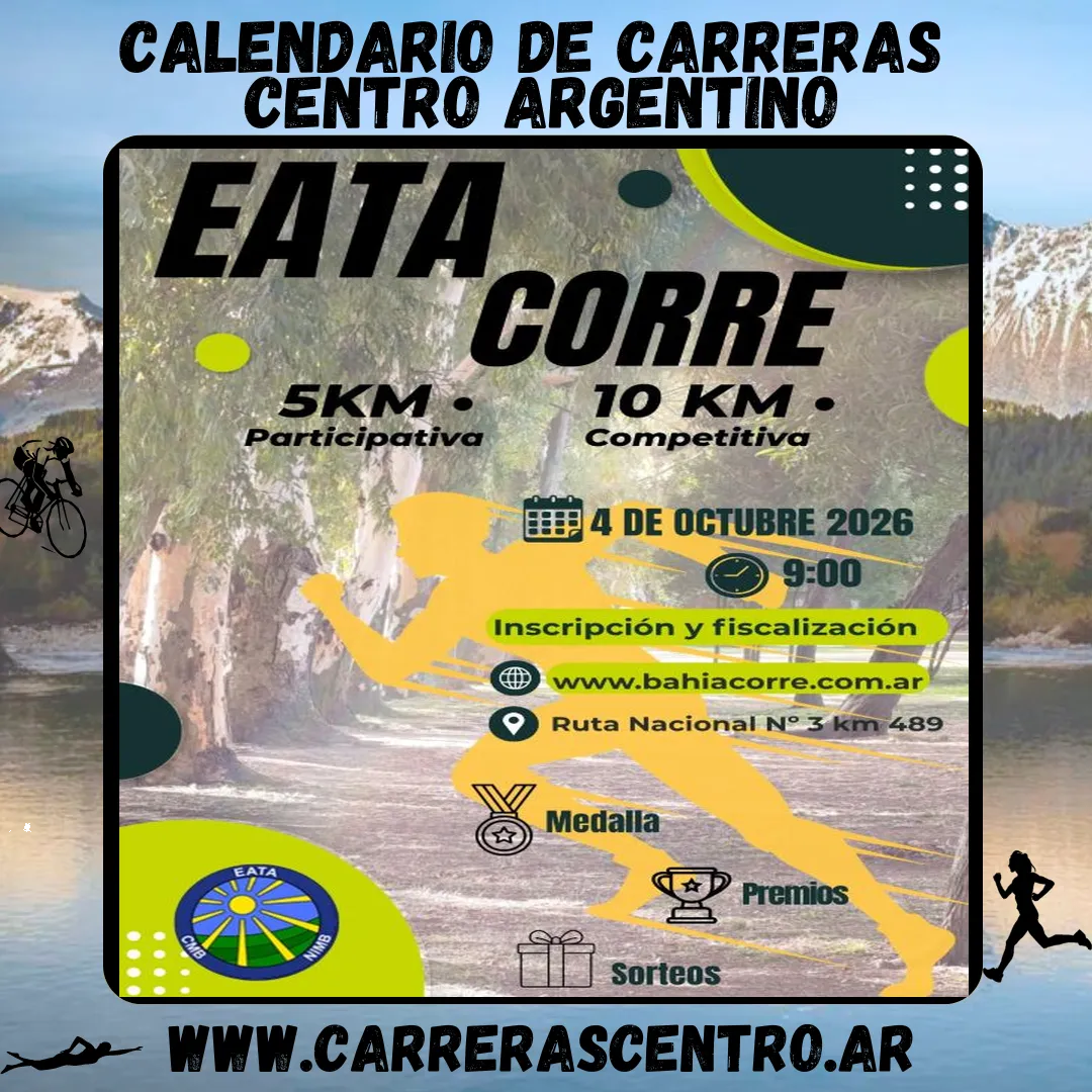 Flyer de EATA CORRE 2026