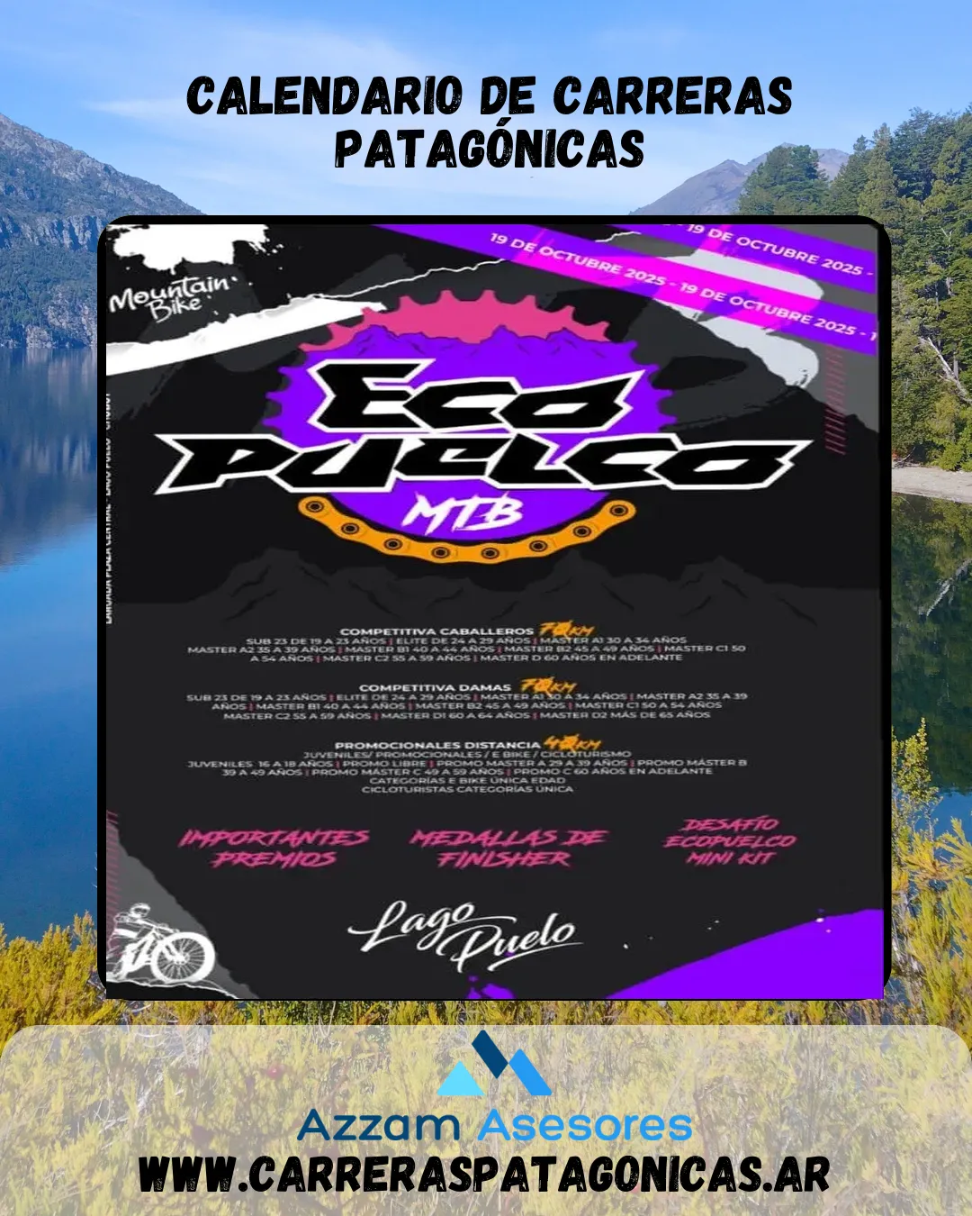 Flyer de Eco Puelco MTB 2025