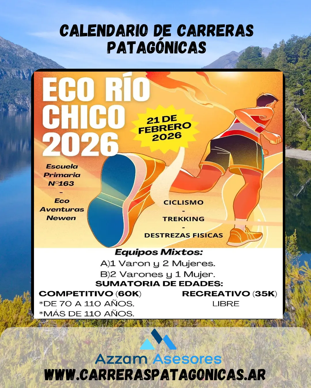 Flyer de Eco Río Chico 2026