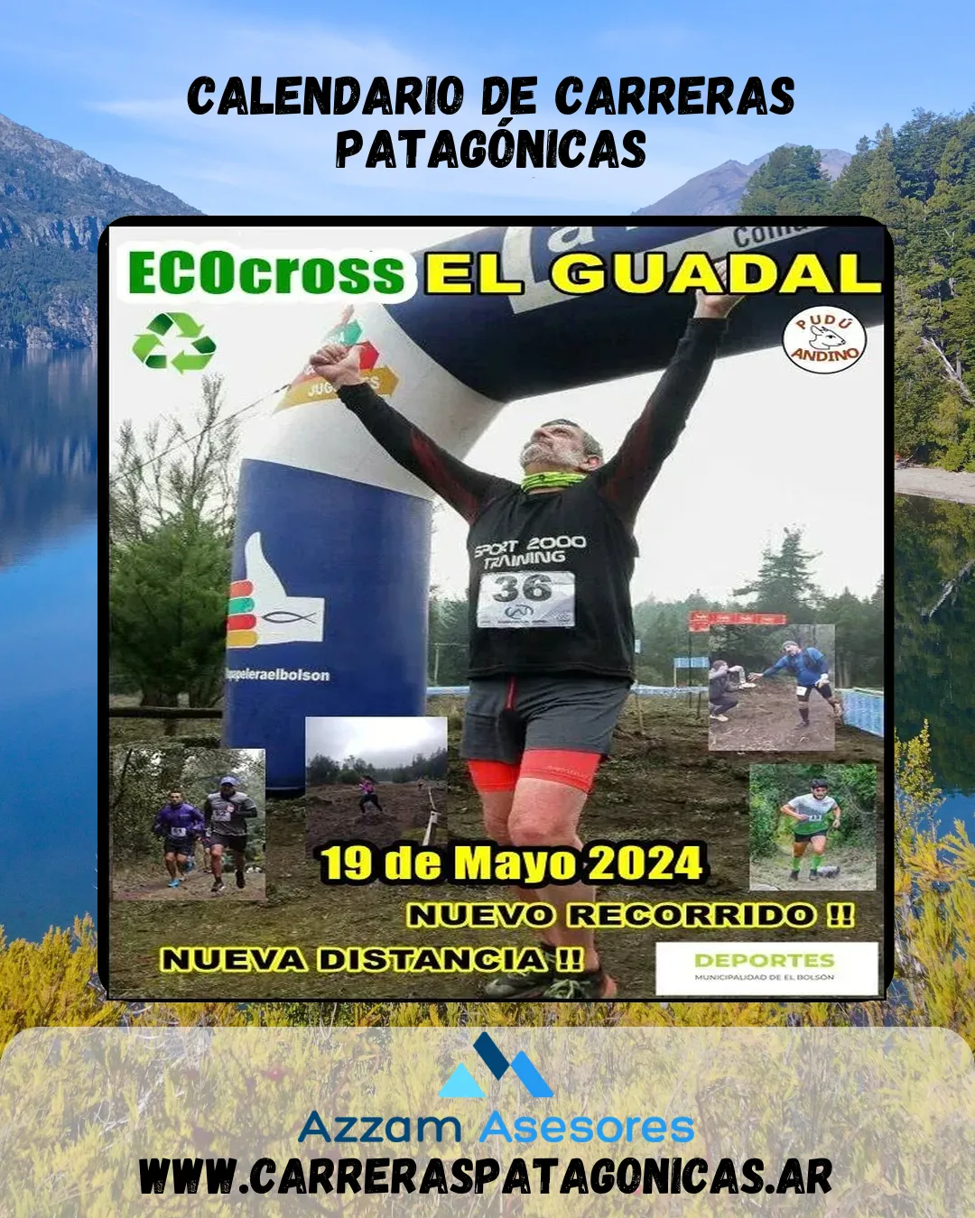 Flyer de ECOcross El Guadal 2024