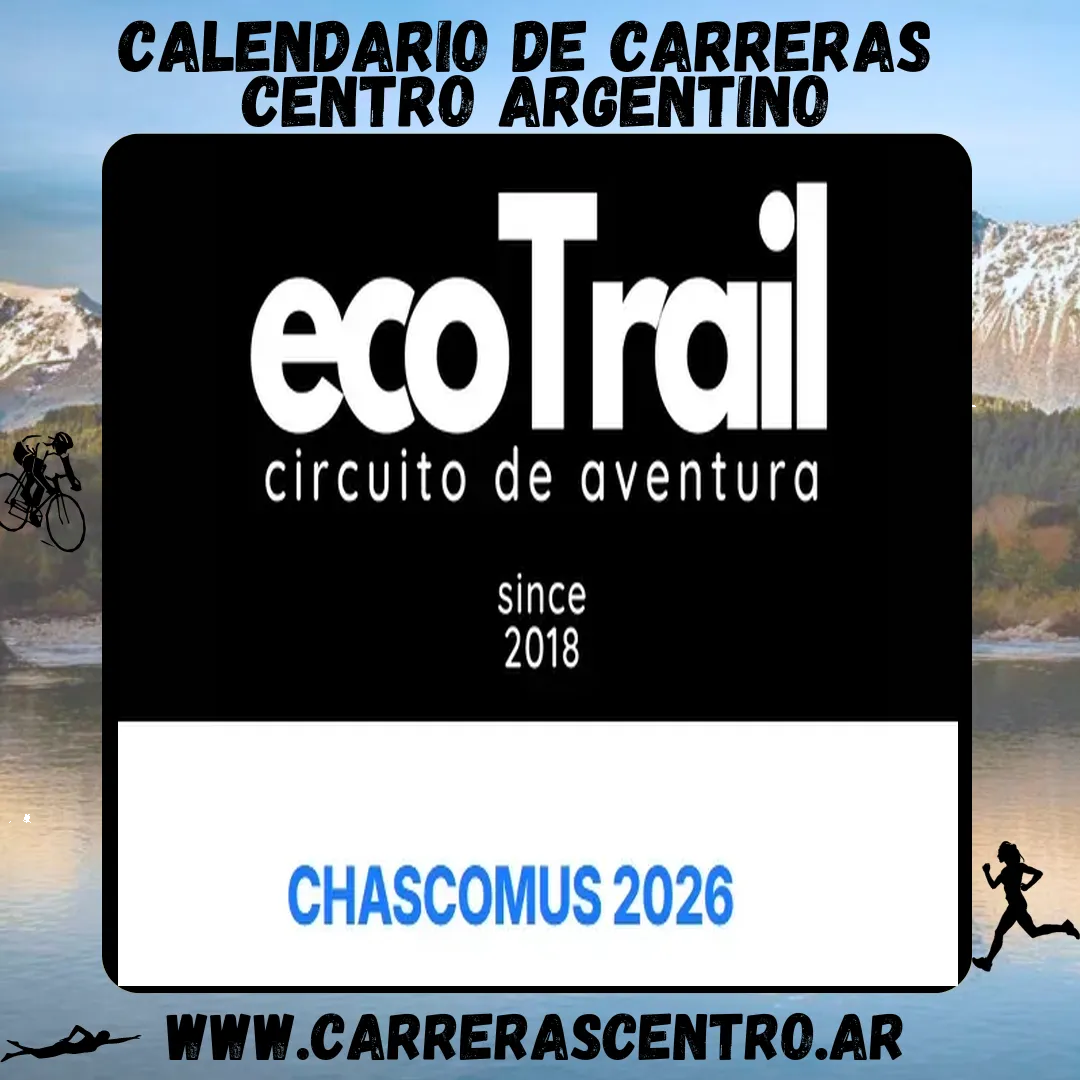 Flyer de EcoTrail Chascomús 2026