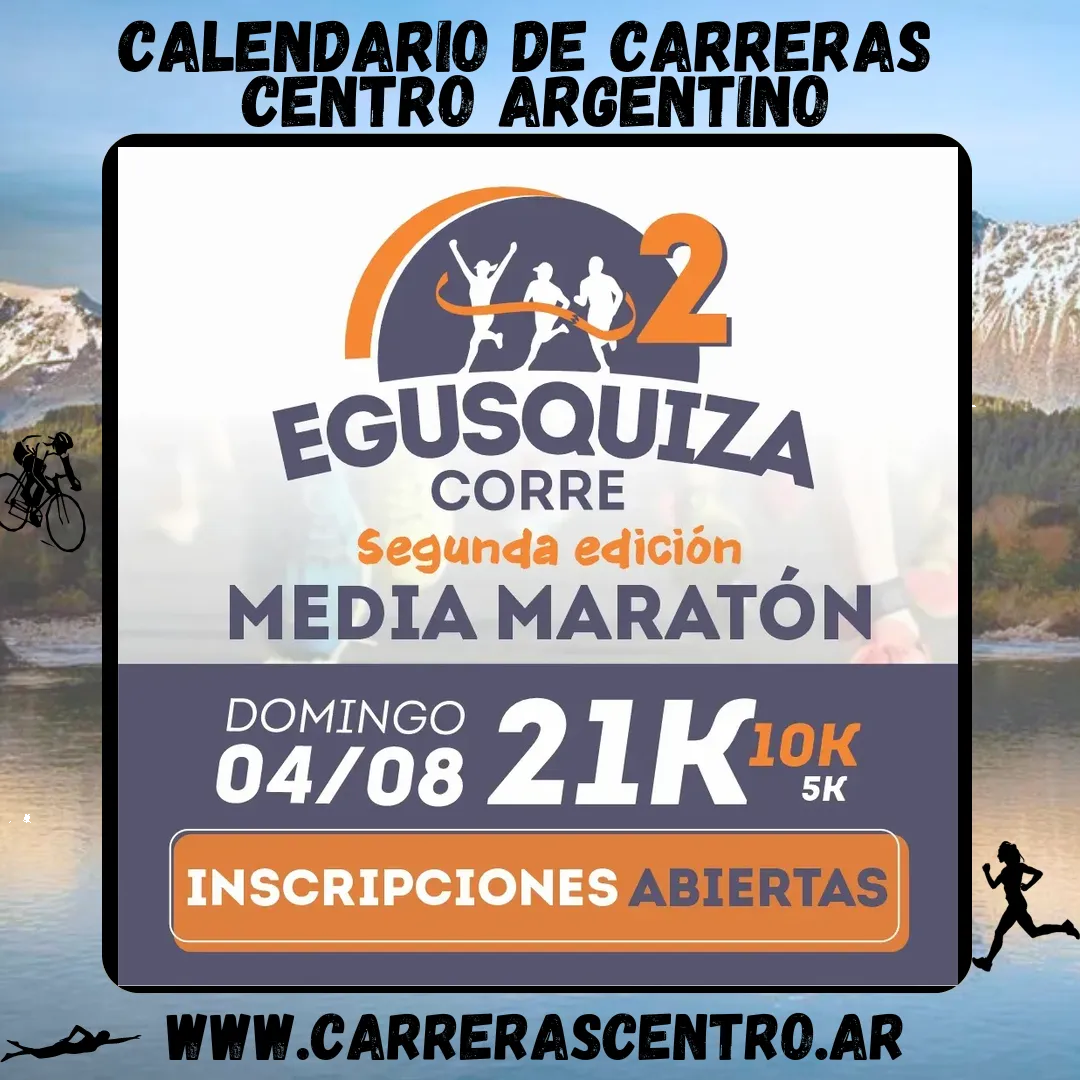 Flyer de Egusquiza Corre 2024