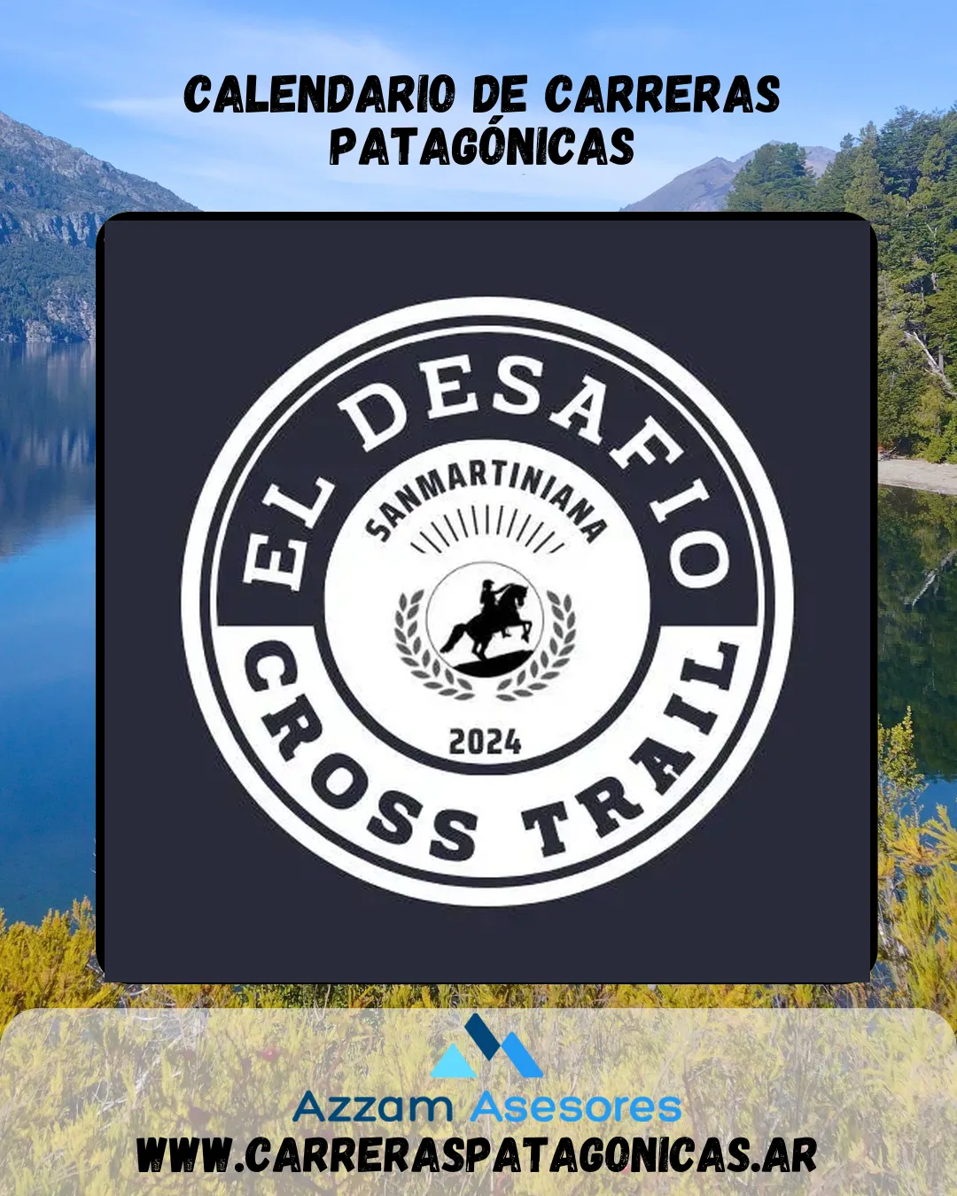 Flyer de El Desafío Sanmartiniana 2024