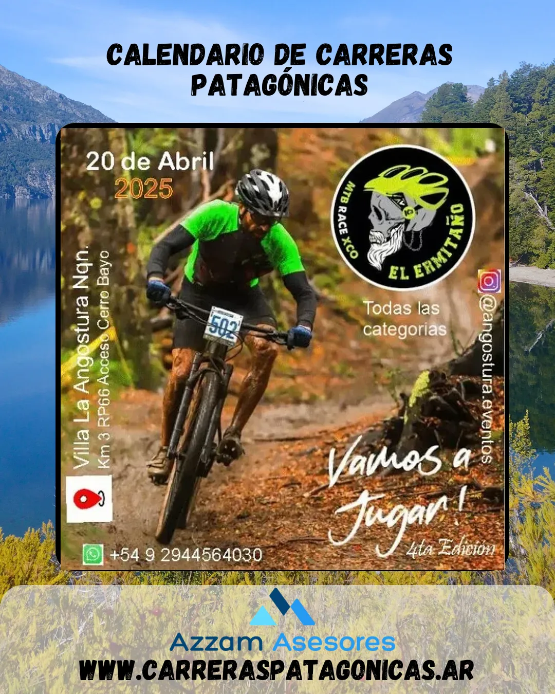 Flyer de El Ermitaño XCO 2025