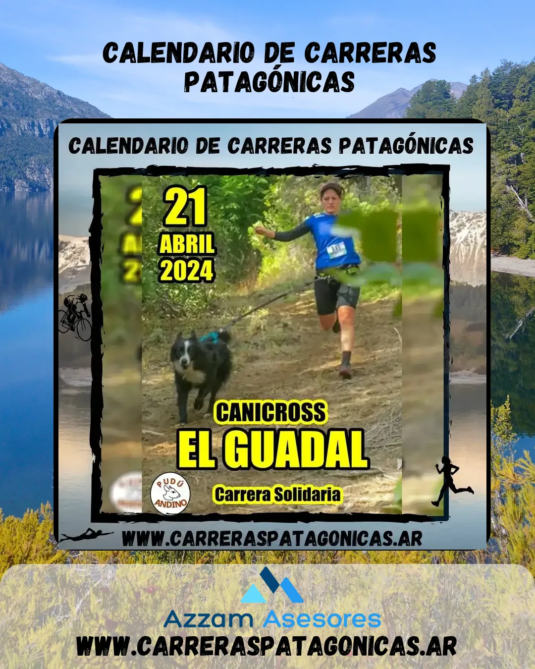 Flyer de El Guadal Canicross 2024