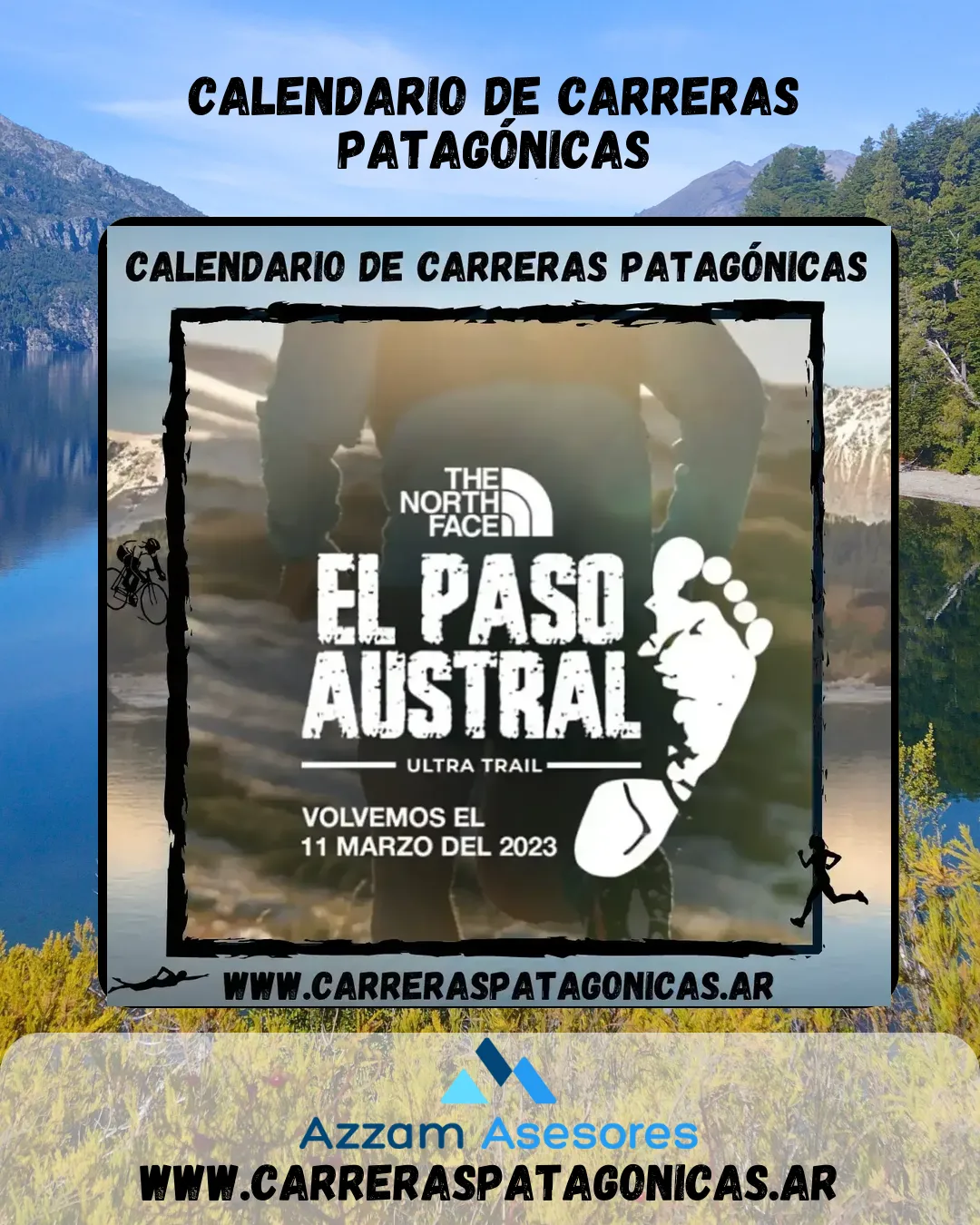 Flyer de El Paso Austral – Ultra Trail 2023
