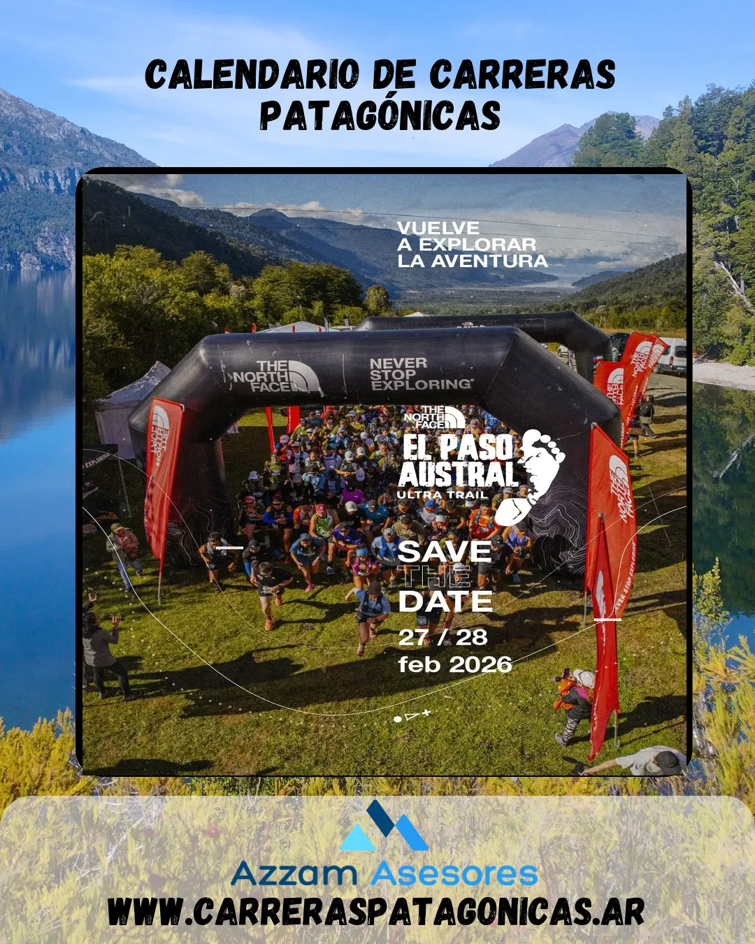 Flyer de El Paso Austral 2026
