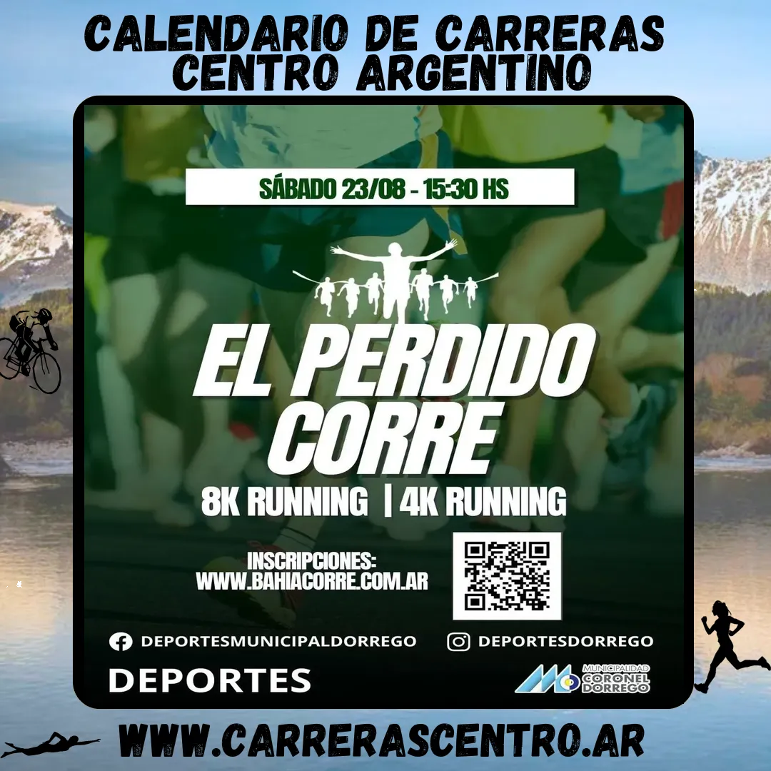 Flyer de El Perdido Corre 2025