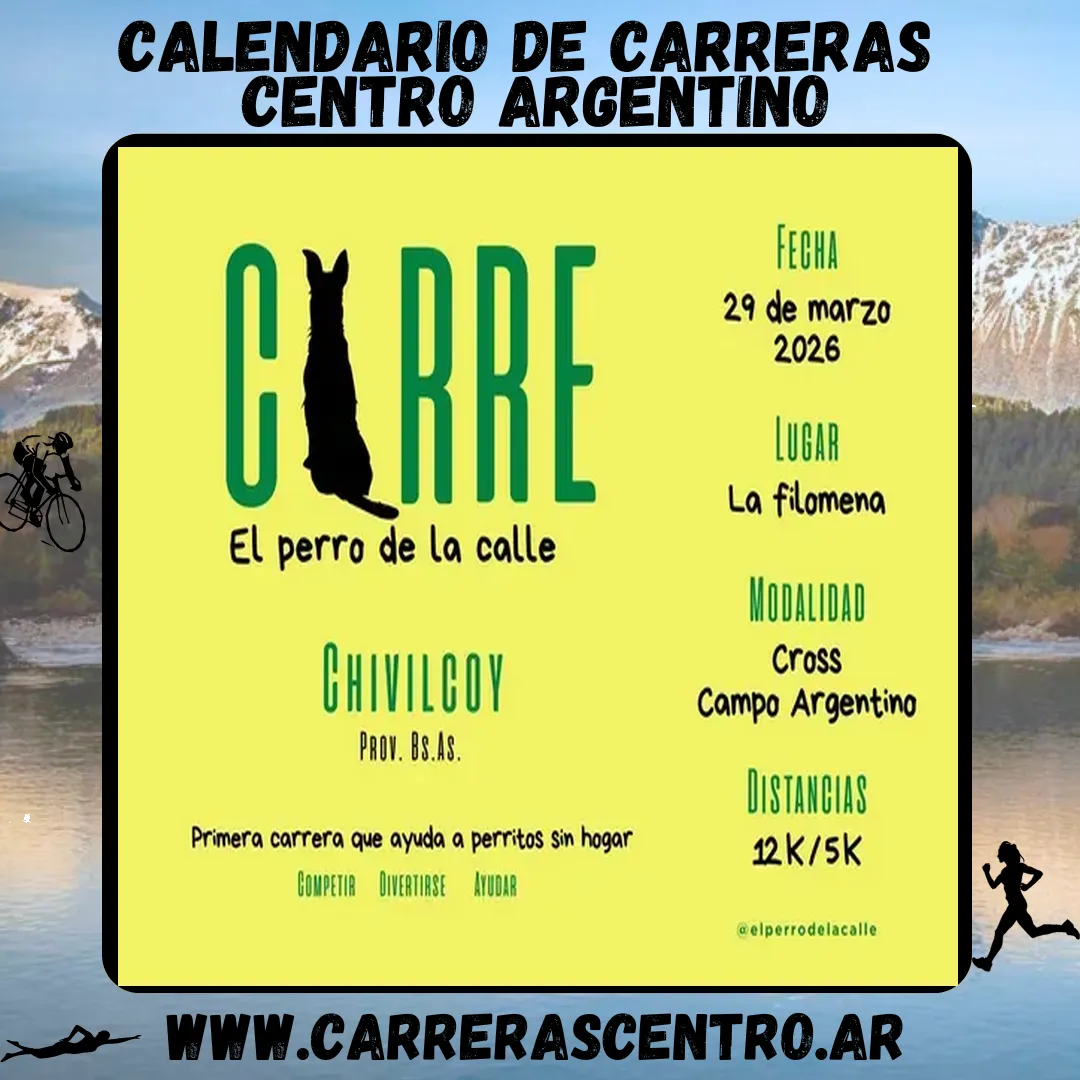 Flyer de El Perro de la Calle Corre 2026