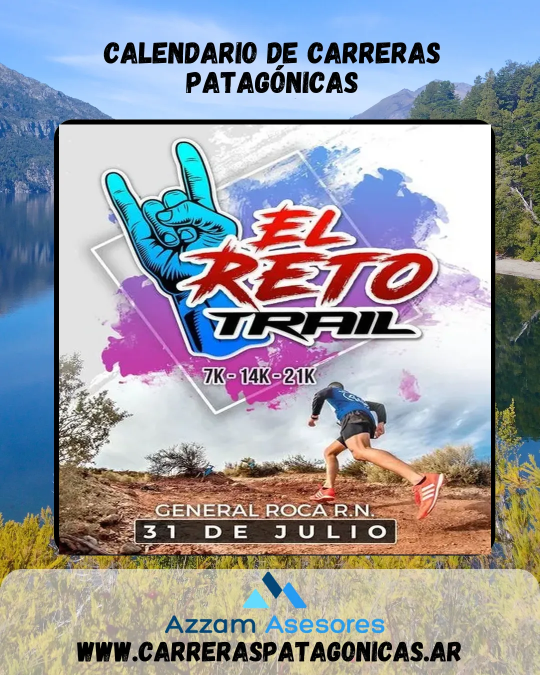 Flyer de EL RETO TRAIL 2022