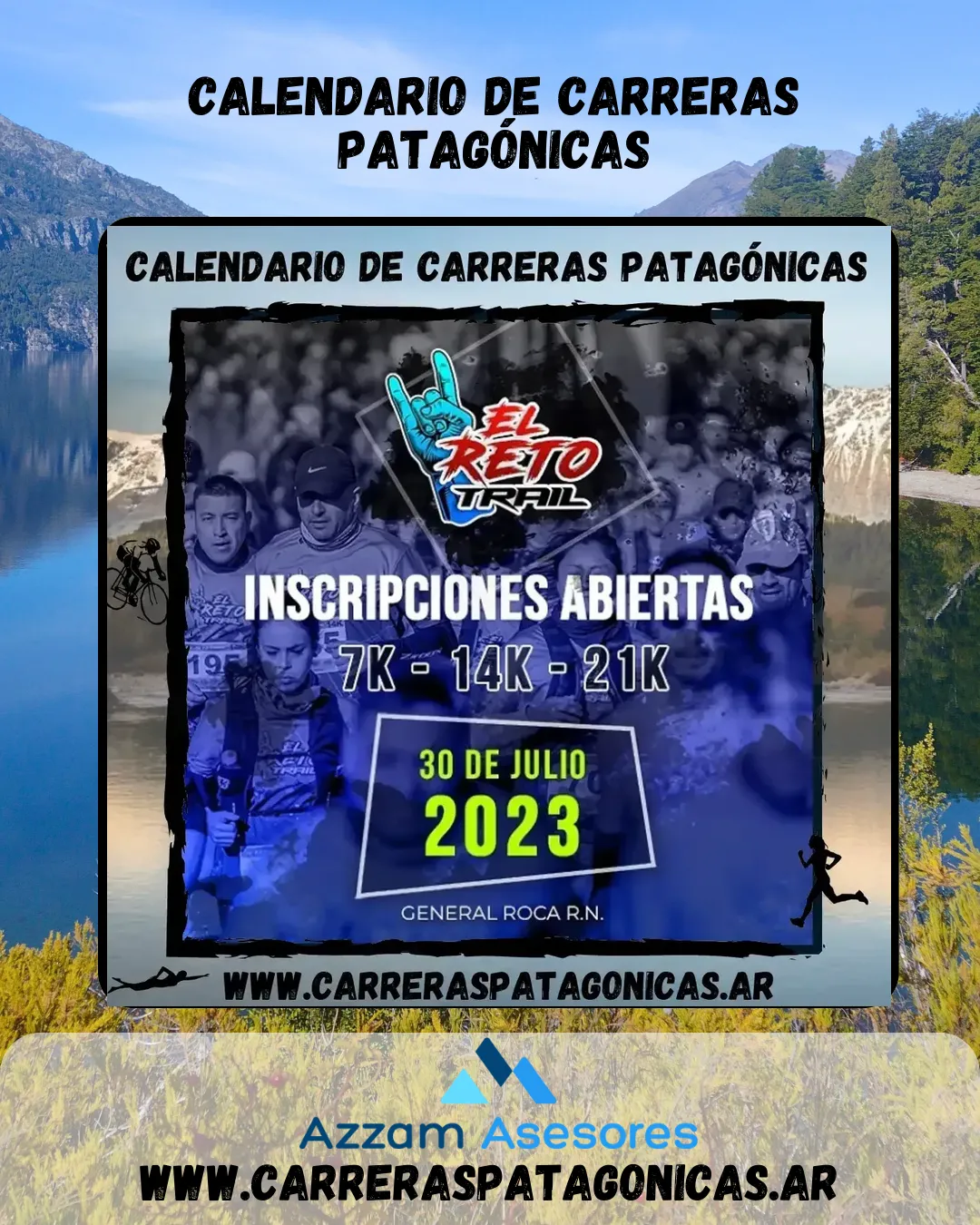 Flyer de EL RETO TRAIL 2023