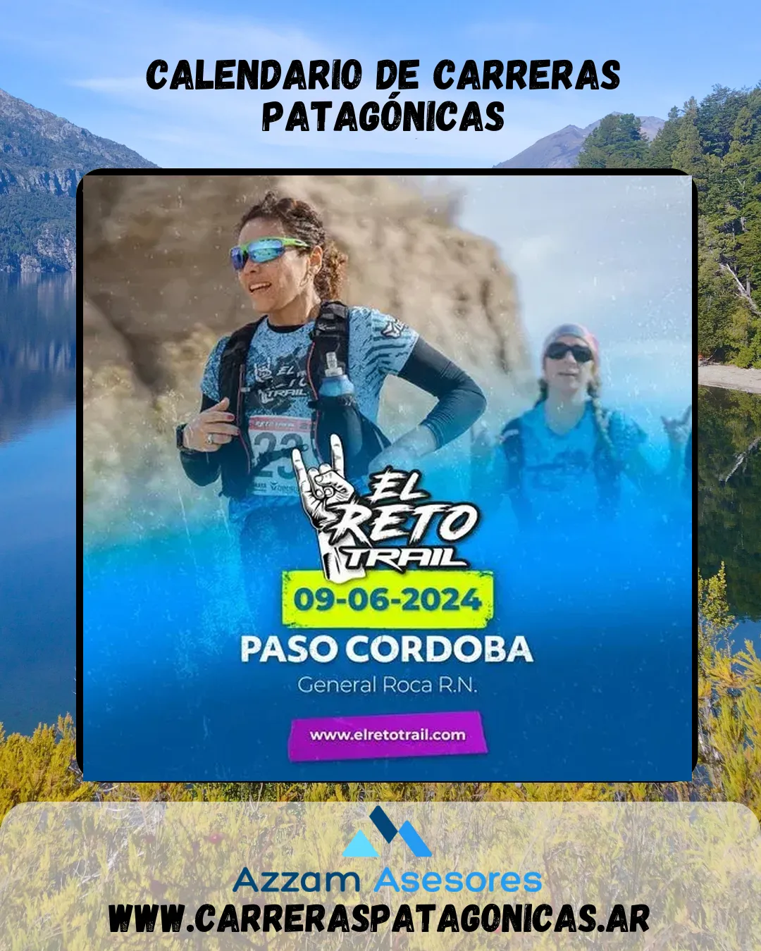 Flyer de EL RETO TRAIL 2024