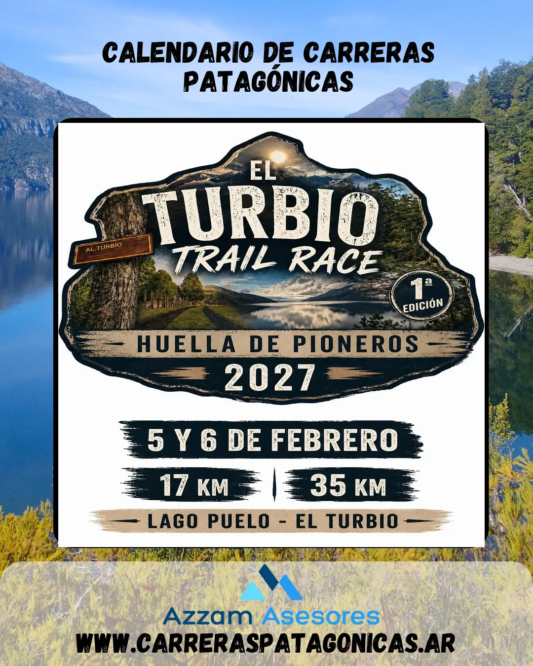 Flyer de El Turbio Trail Race 2027