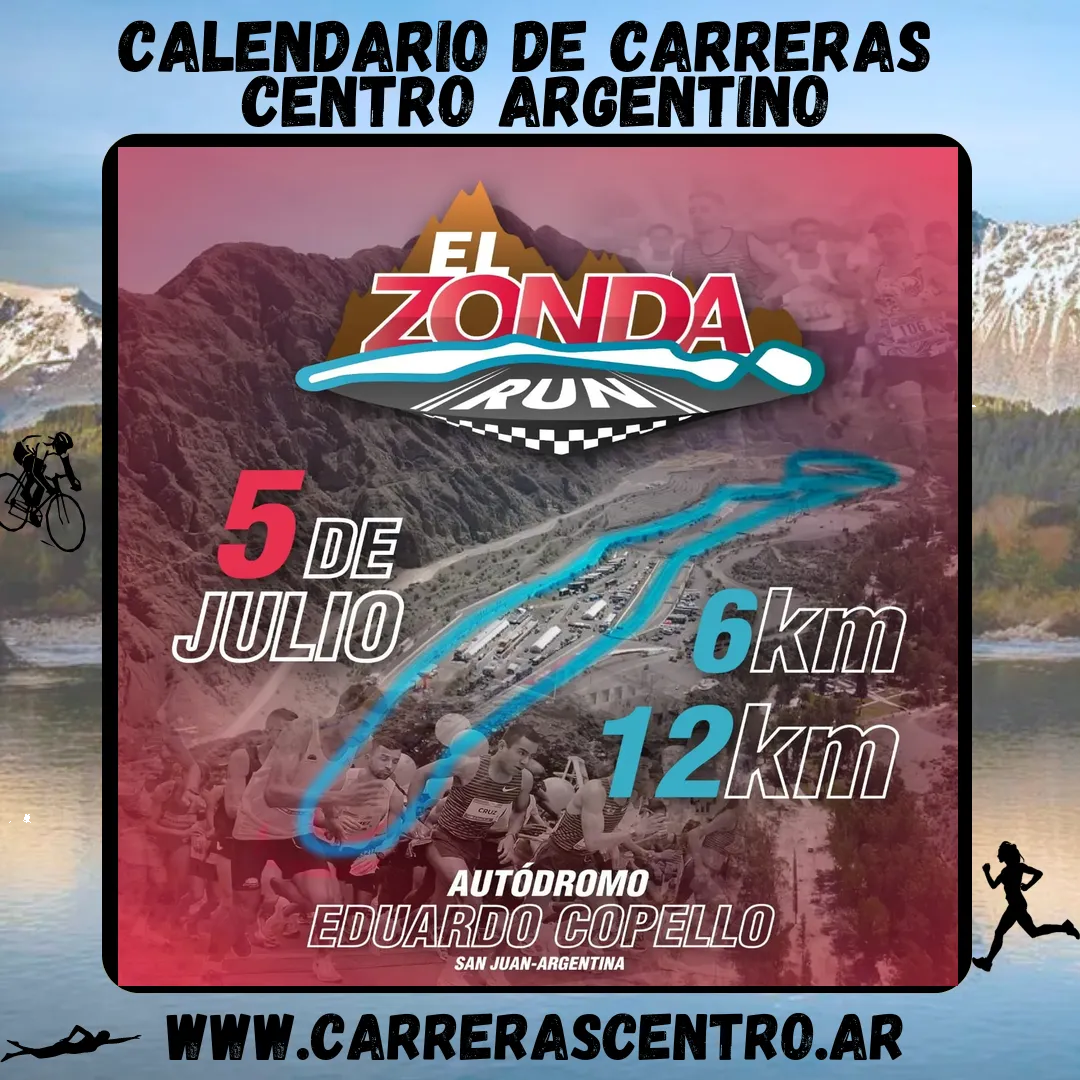 Flyer de El Zonda Run 2026