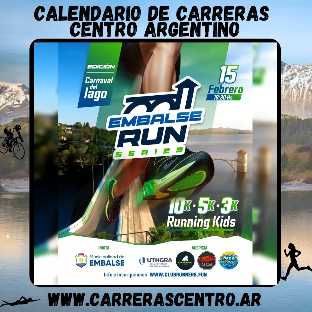 Flyer de Embalse Run Series 2026
