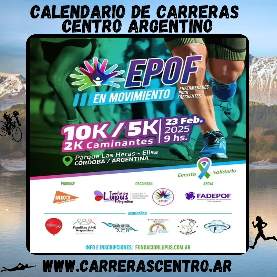 Flyer de EPOF en Movimiento 2025