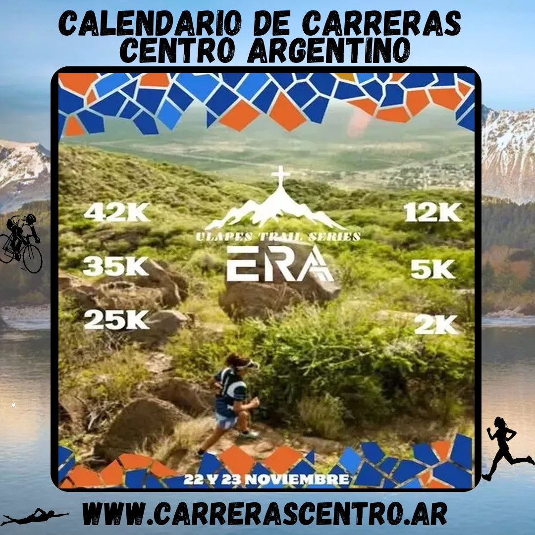 Flyer de ERA Ulapes Trail Series 2025