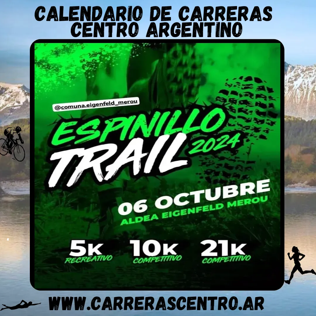 Flyer de Espinillo Trail 2024