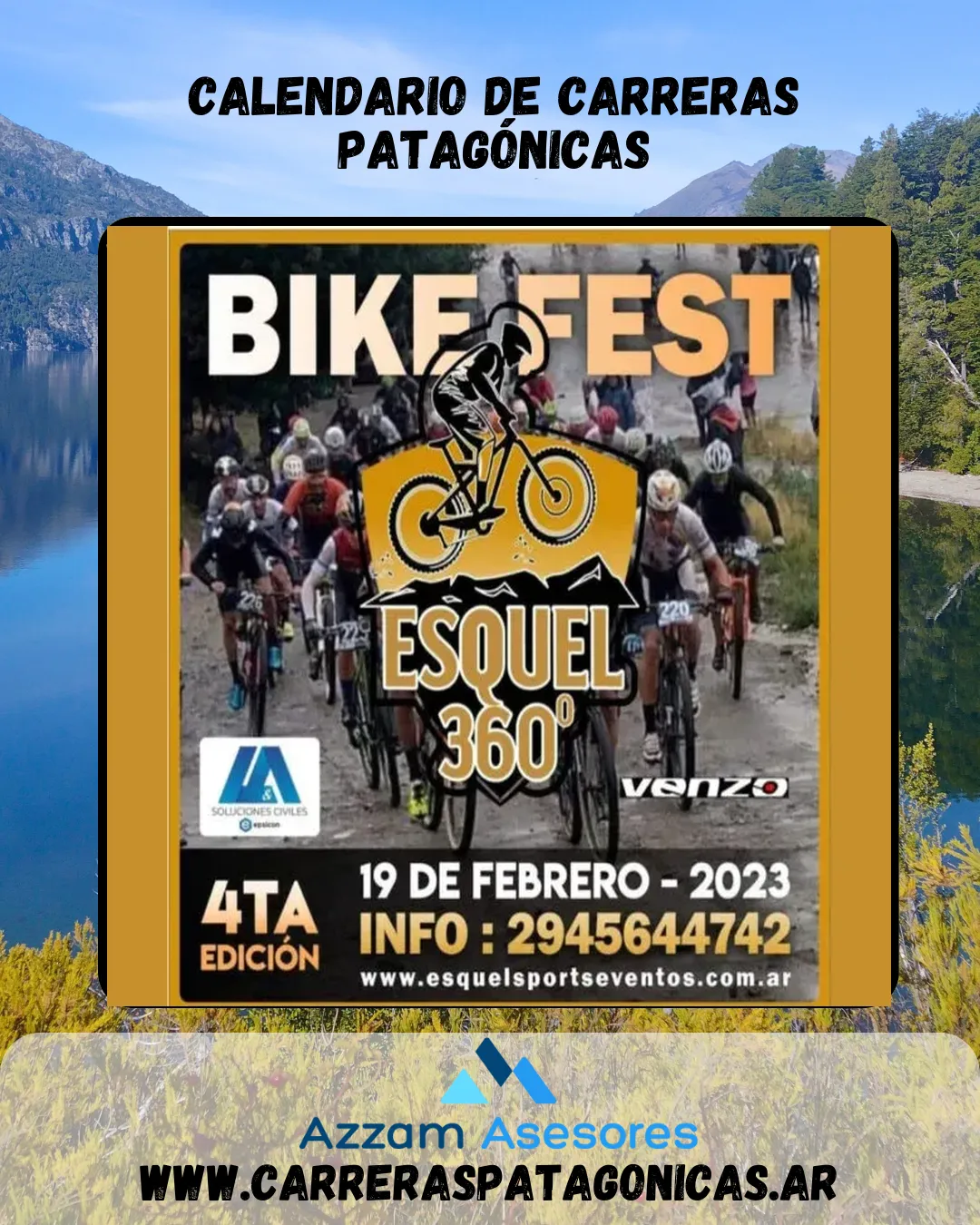 Flyer de ESQUEL 360° – BIKE FEST 2023