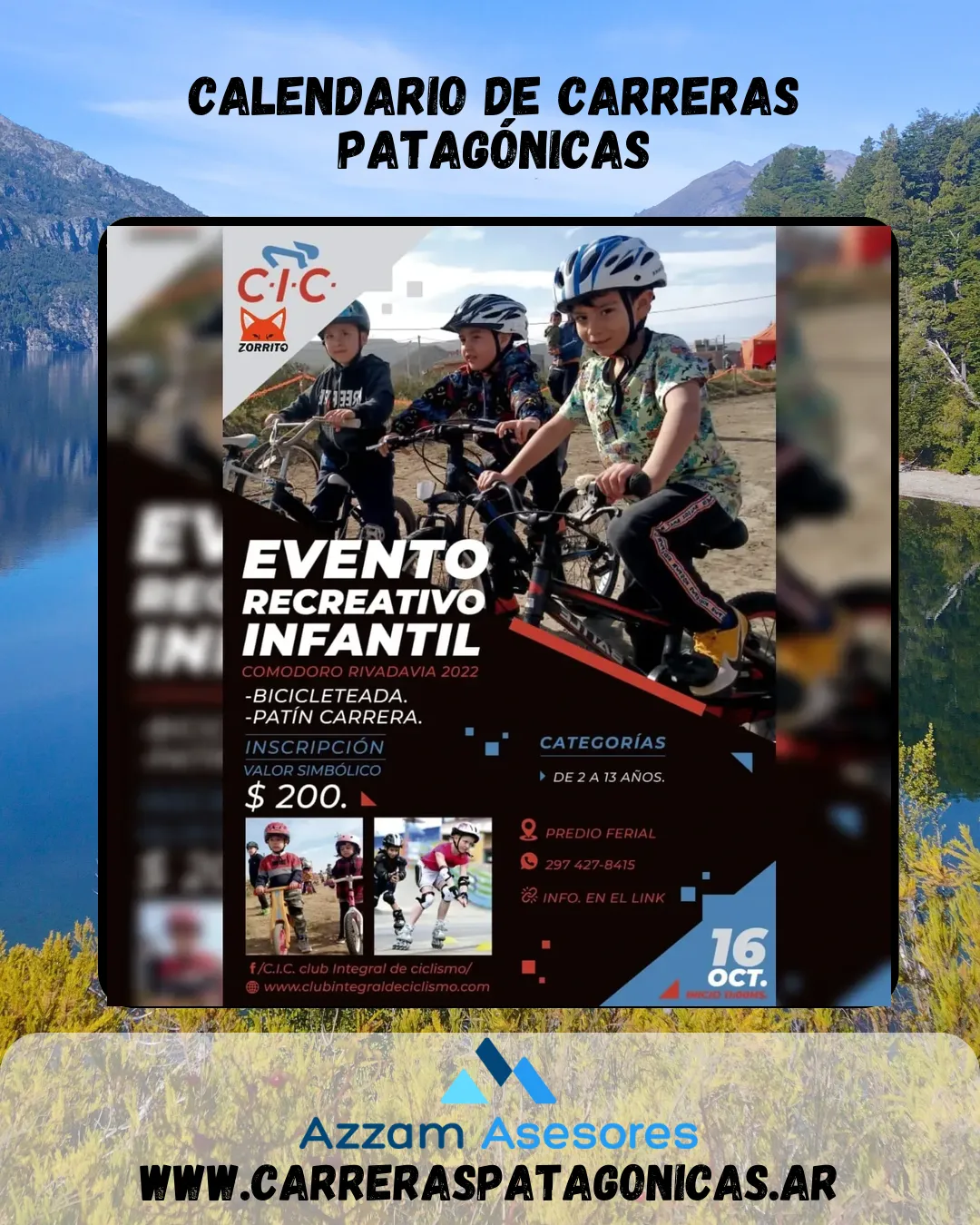 Flyer de Evento Recreativo Infantil C.I.C 2022