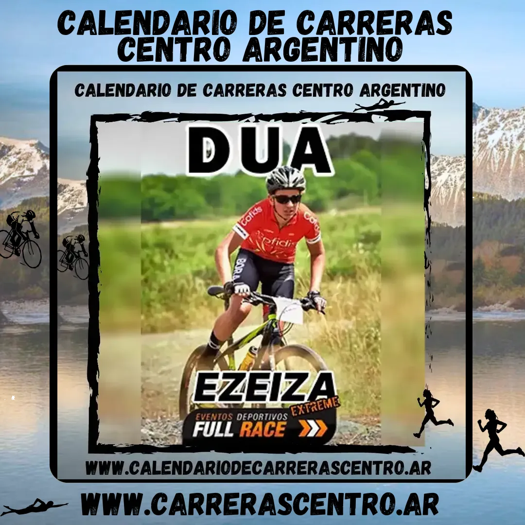 Flyer de Ezeiza Duatlón MTB Xtreme 2024