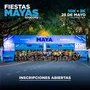 Flyer de Fiestas Mayas Saucony 2025