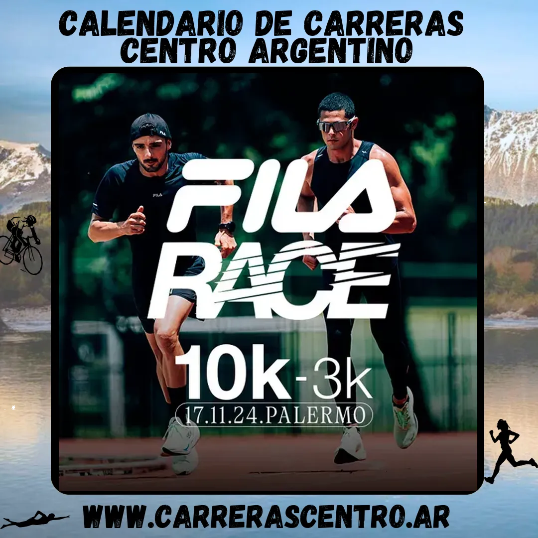 Flyer de Fila Race 2024