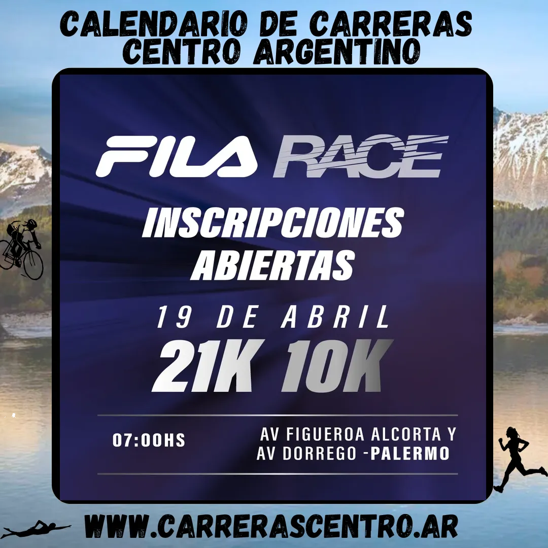 Flyer de Fila Race 2026
