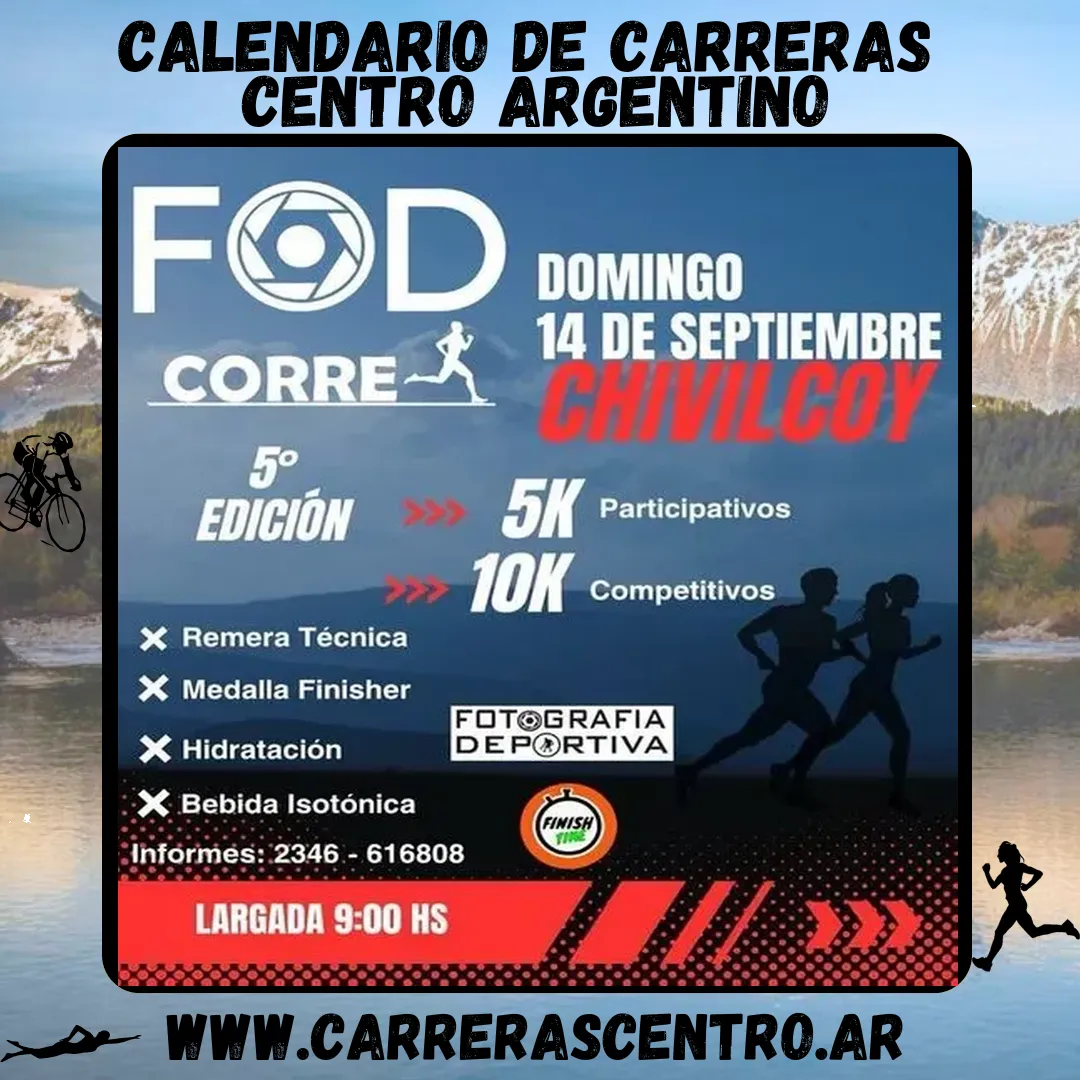 Flyer de FOD Corre 2025