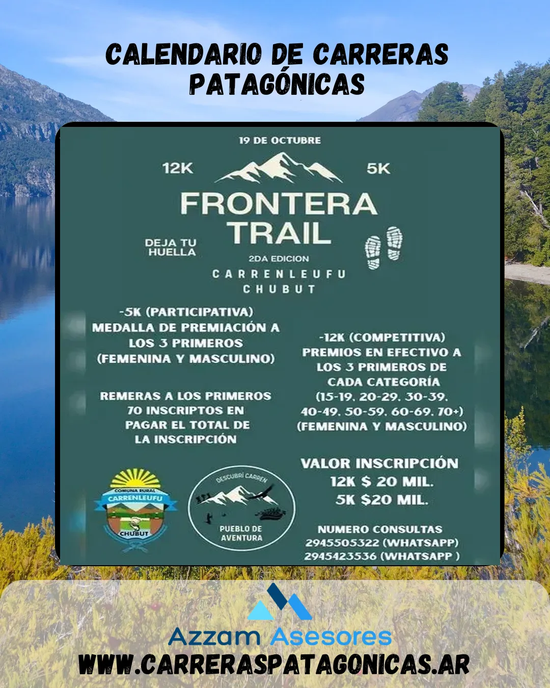 Flyer de Frontera Trail 2025