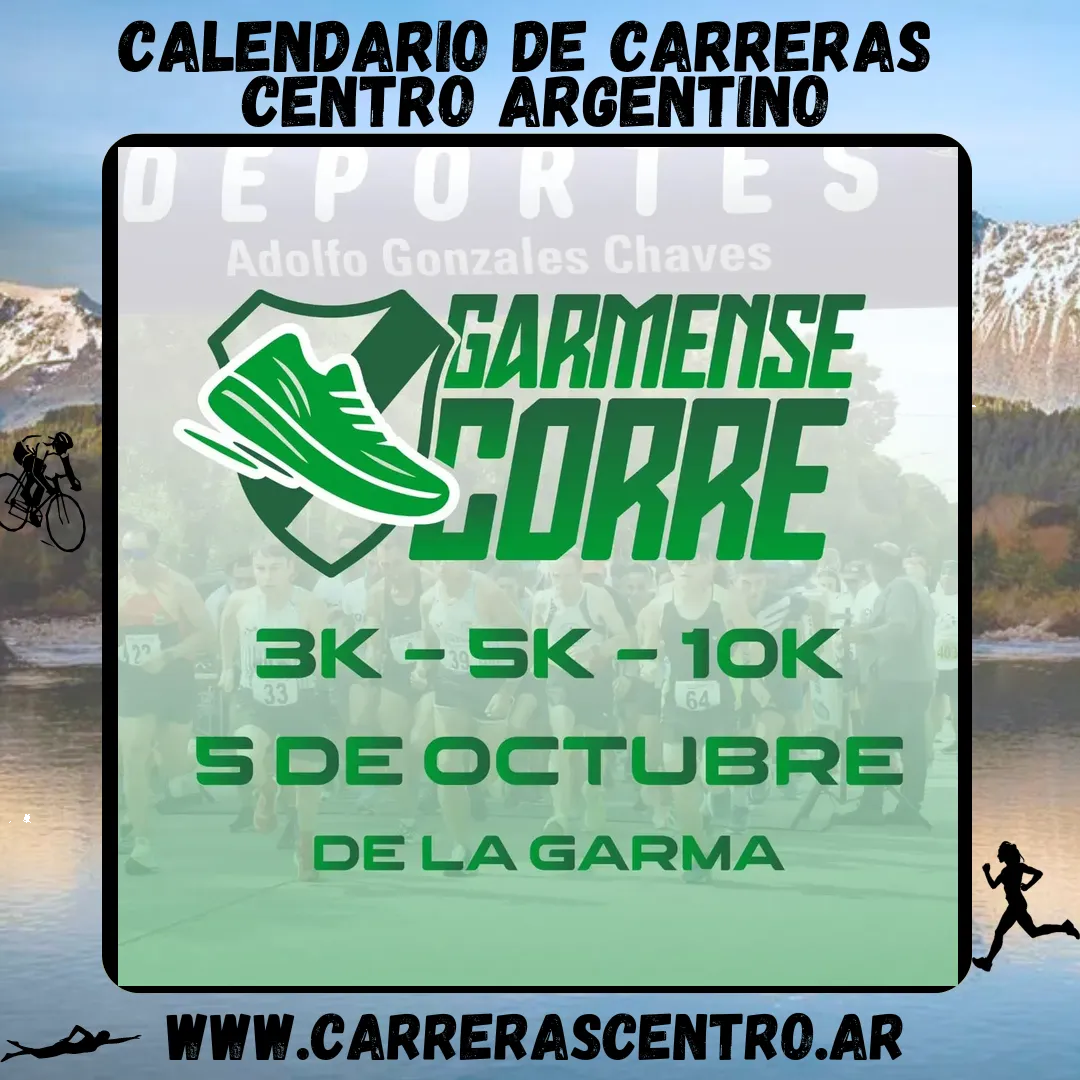 Flyer de Garmense Corre 2025