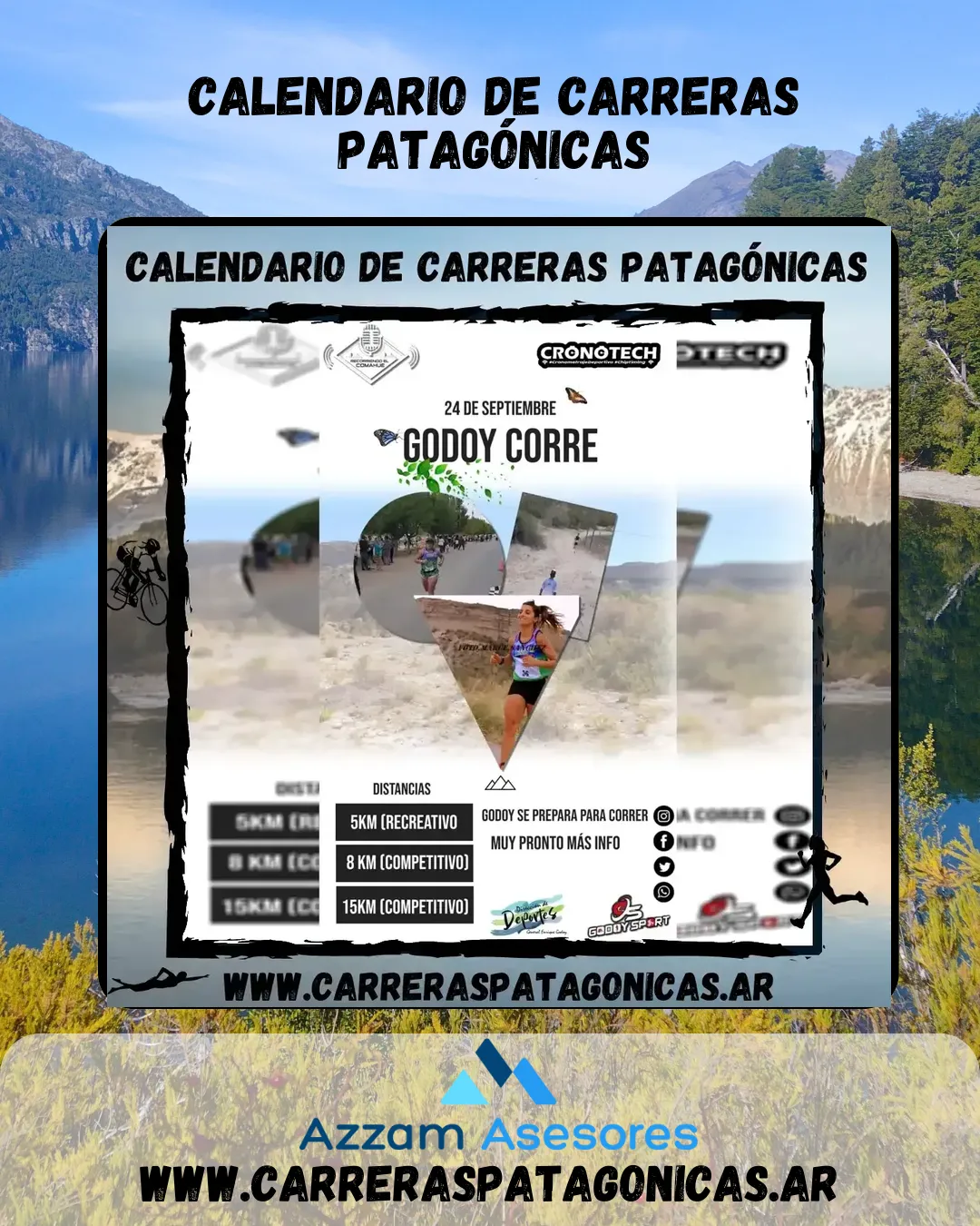 Flyer de Godoy Corre 2023