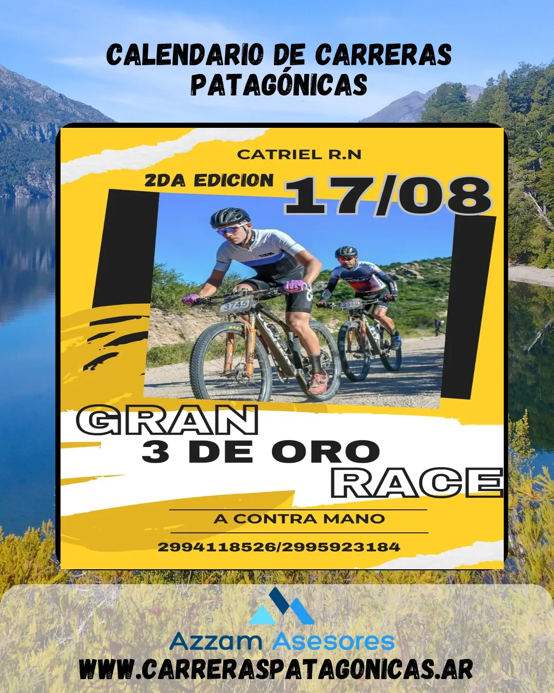 Flyer de Gran 3 Oro Race 2025