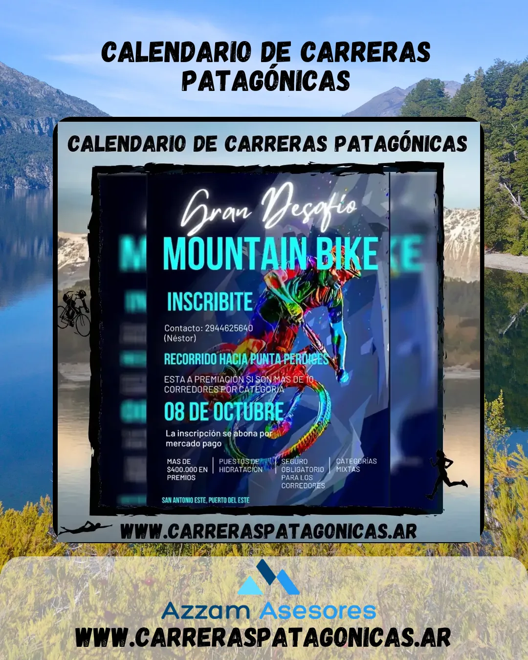 Flyer de Gran Desafío Mountain Bike 2023