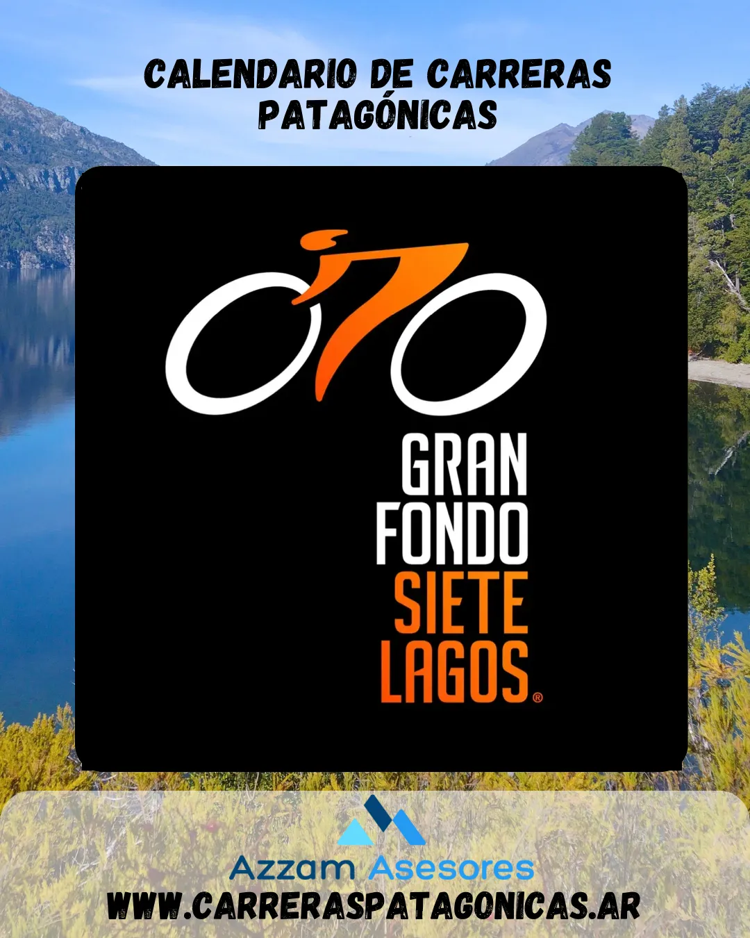 Flyer de GRAN FONDO 7 LAGOS 2026