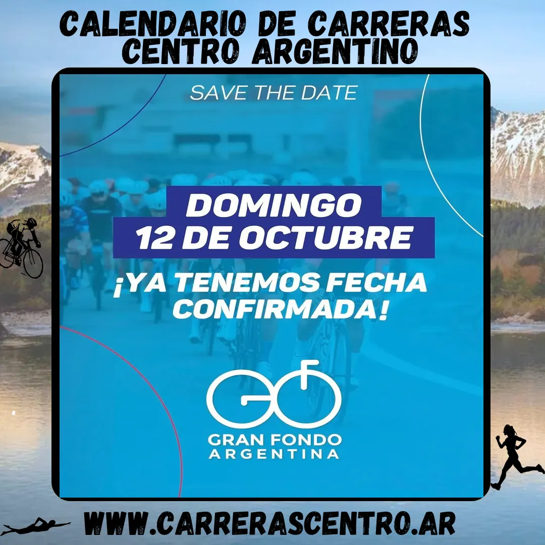Flyer de Gran Fondo Argentina 2025